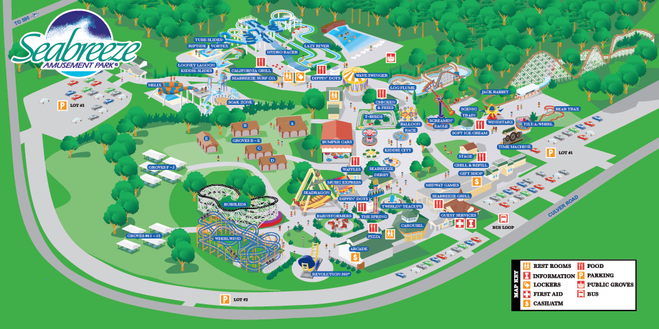 A full color map of the park.