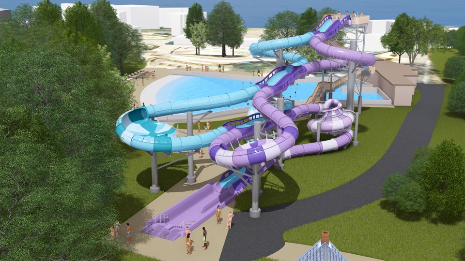 Rendering of New Racing Tubeslides