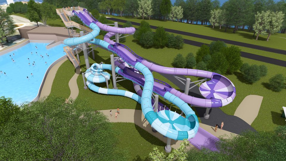 Rendering of New Racing Tubeslides