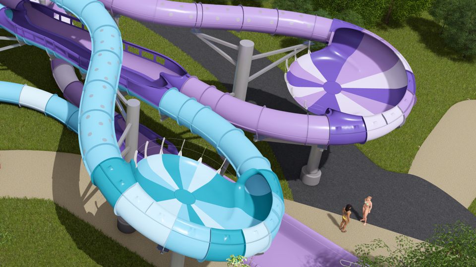 Rendering of New Racing Tubeslides